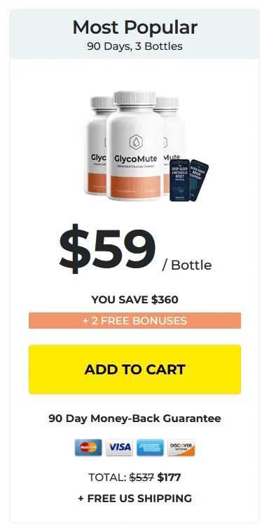 GlycoMute three bottles order